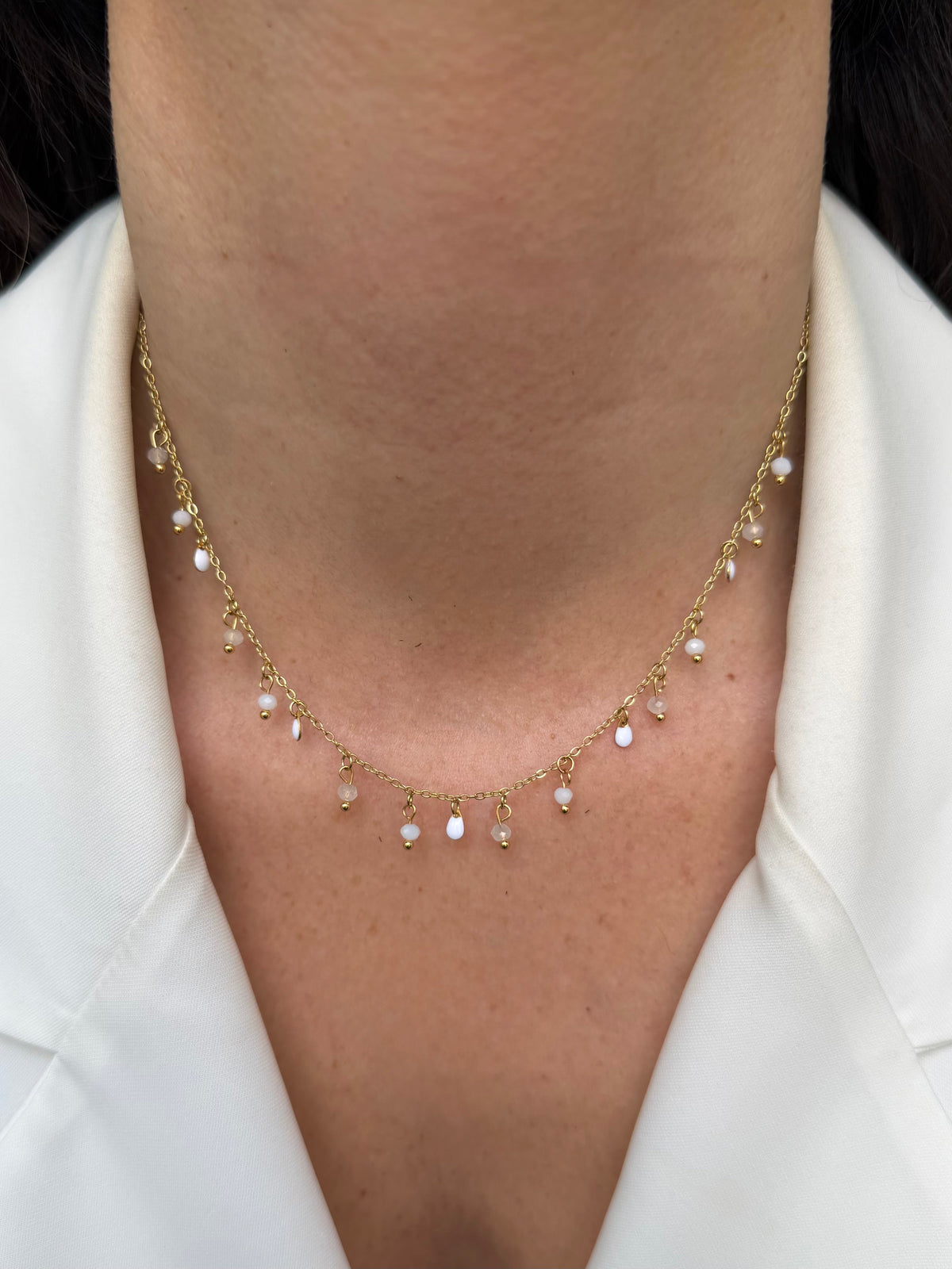 Siri White Necklace