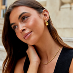 Romy | Gold Teardrop Earrings