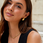 Romy | Gold Teardrop Earrings