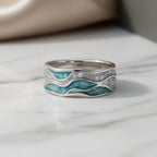 Coline | Turquoise Wave Silver Ring