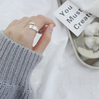 Adjustable Plain Ring in 925 Silver