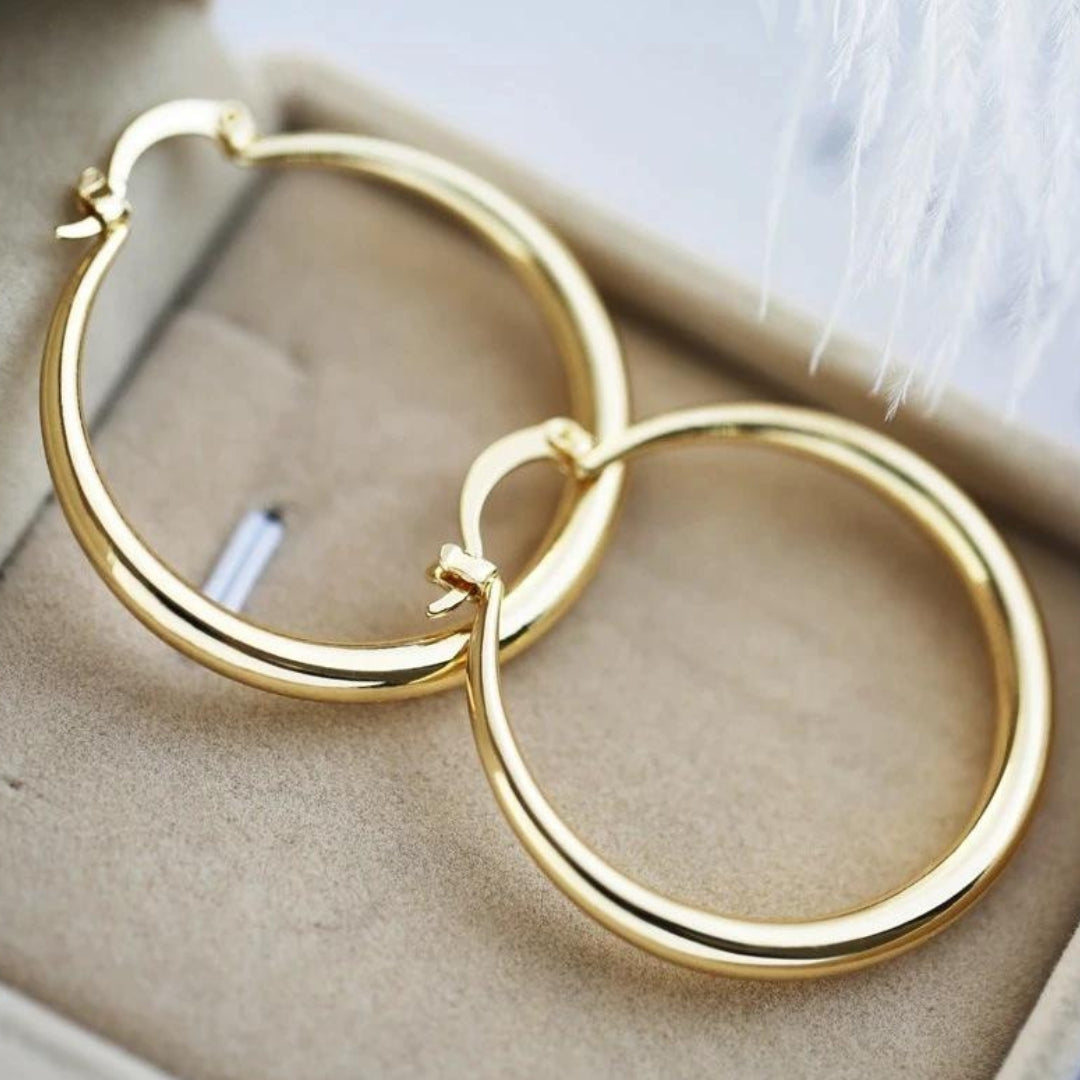 Farah | Bold Gold Earrings