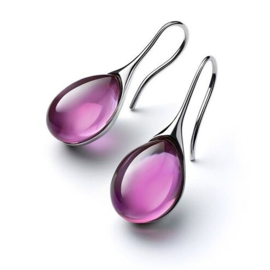 Stylish Crystal Drop Earrings