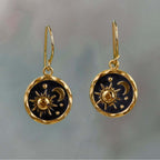 Boho Earrings Sun and Moon