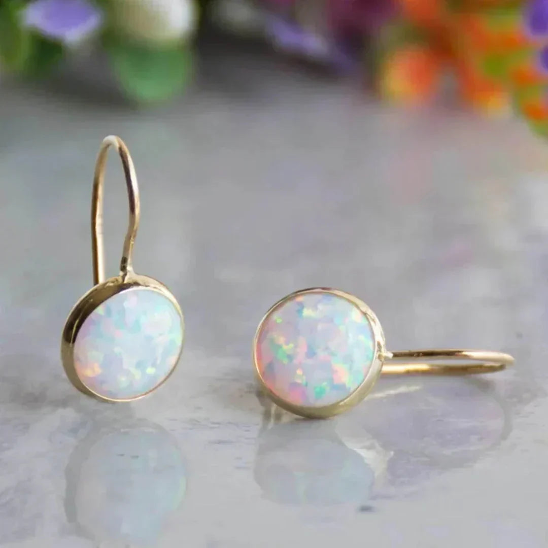 Ottilie | Antique Opal Glow Earrings