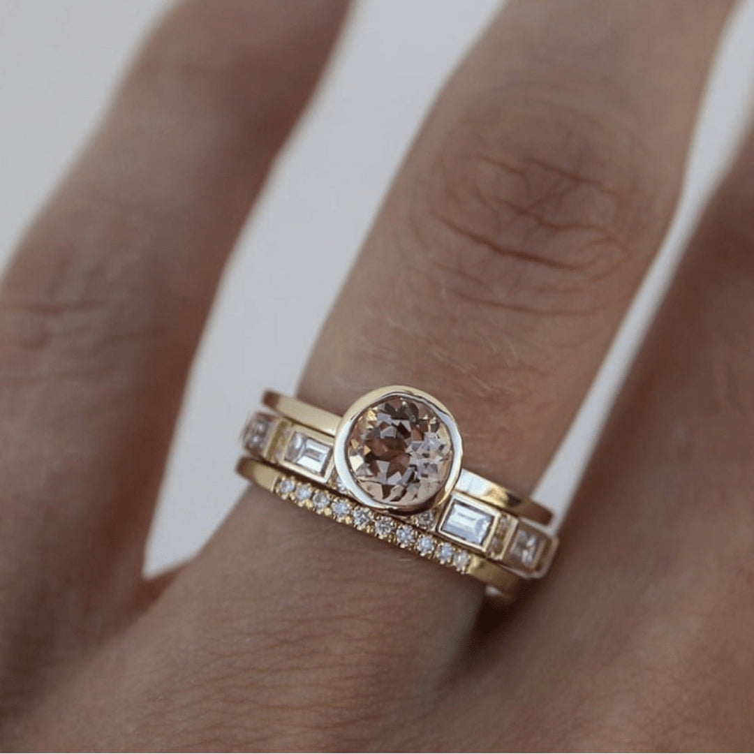 Venetia | Vintage Gold Crystal Ring