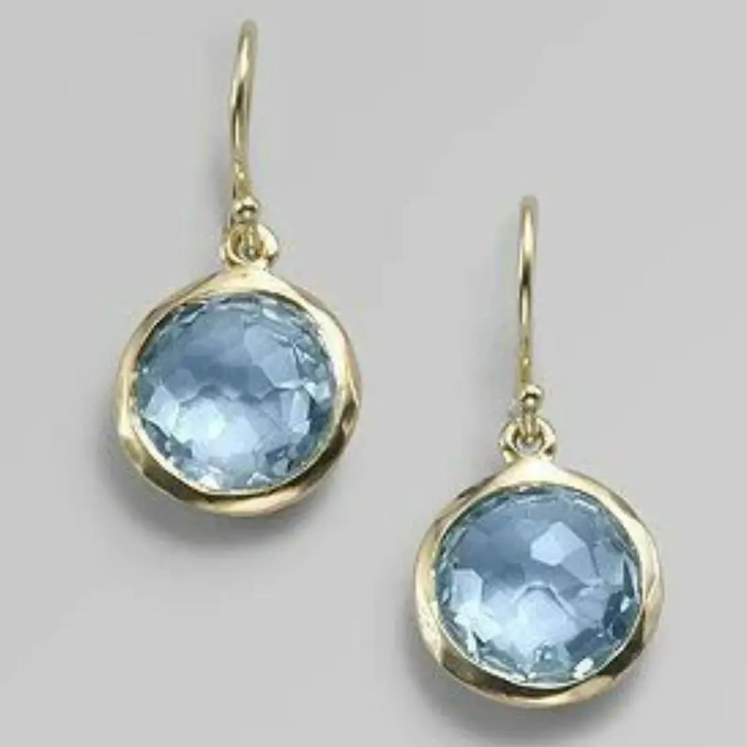 Light Vintage Crystal Earrings