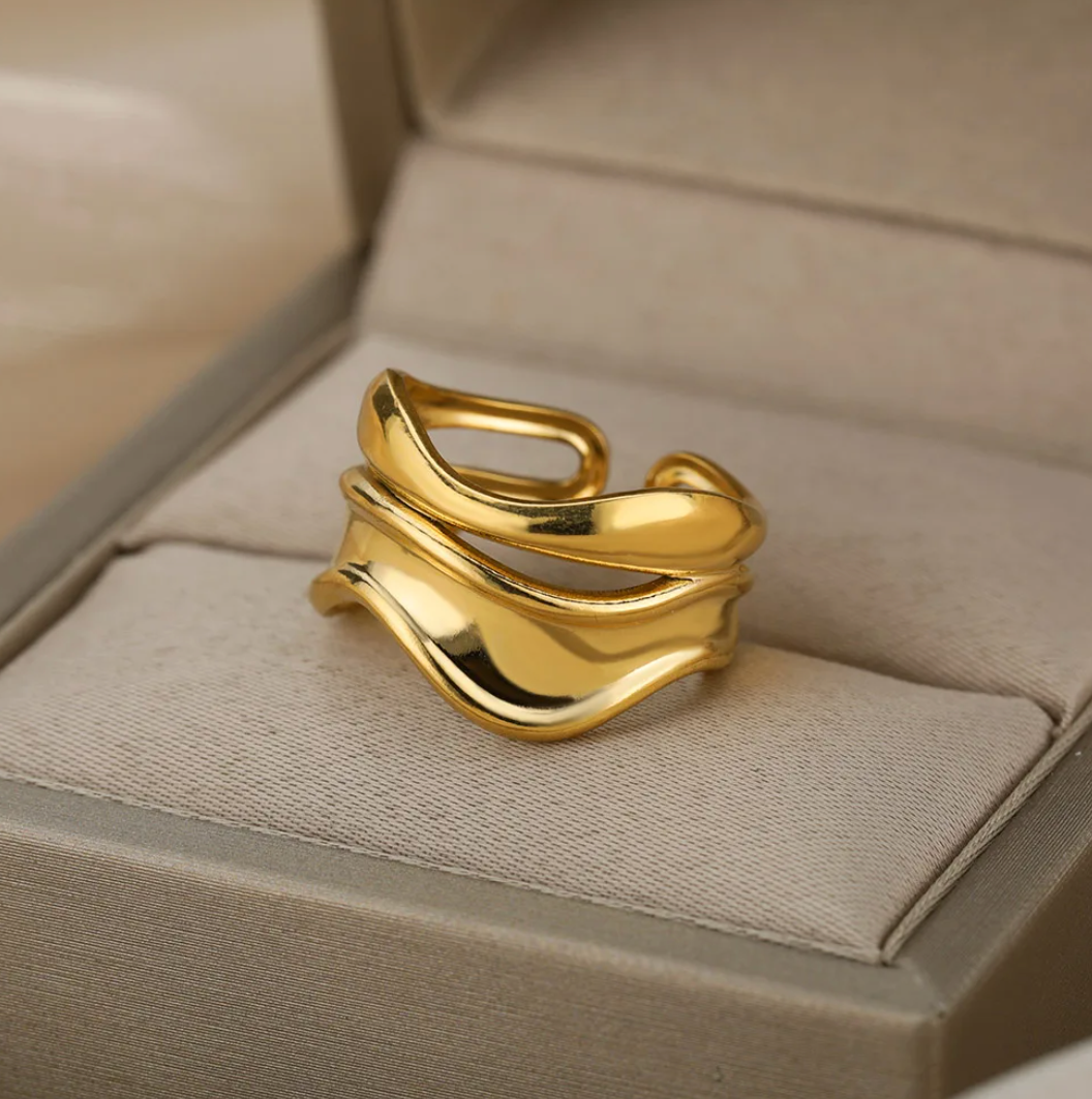 Imperial Ring, 18-Carat Gold Plated