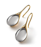 Marigold | Crystal Drop Earrings Gold and Silver