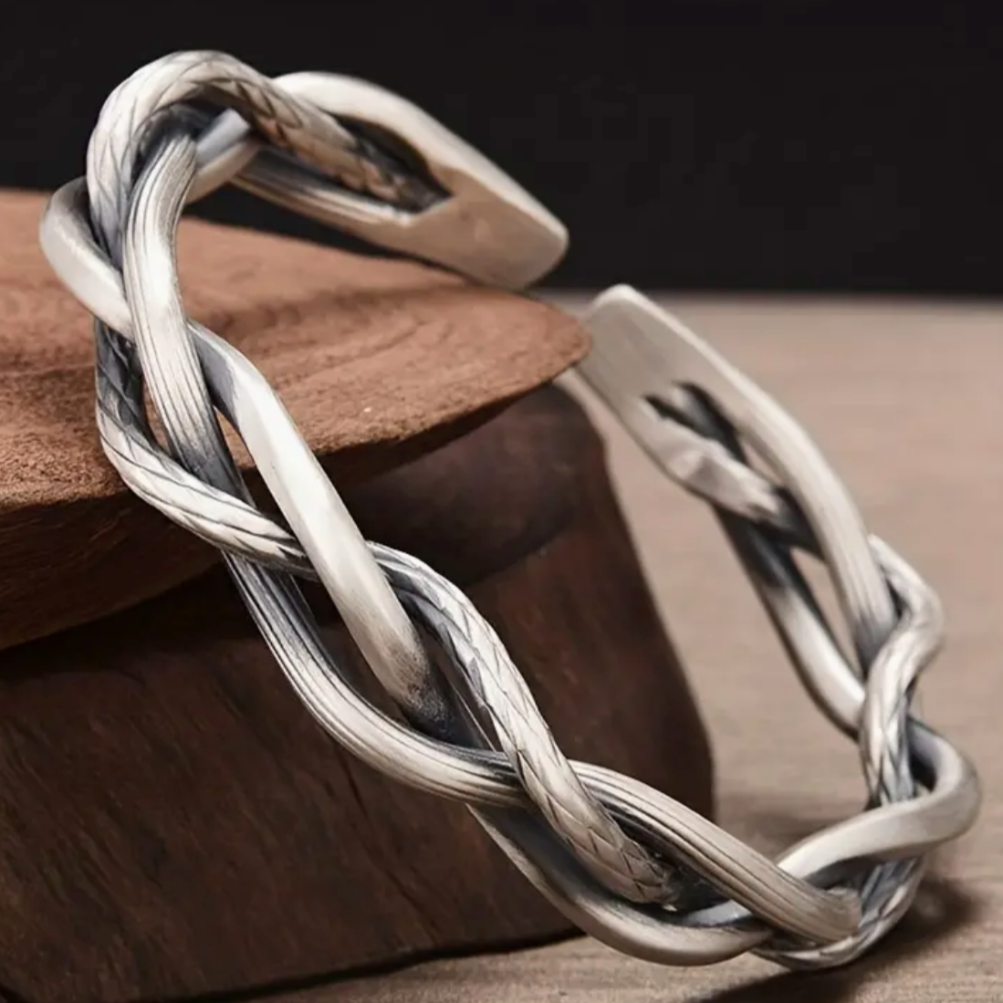 Harlow | Braided Silver Bracelet