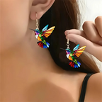 Beautiful Hummingbird Necklace with Earrings Gift