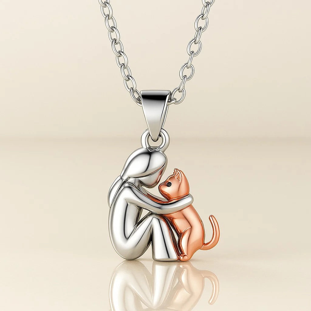 Cat Hug | Pendant Necklace