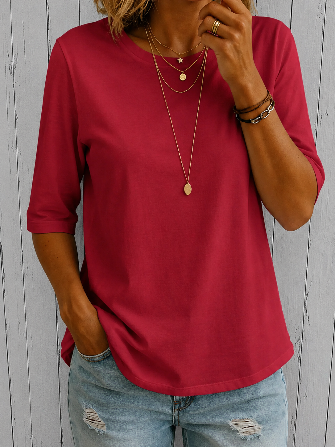 Darcy | Everyday Comfort Sleeve Tee