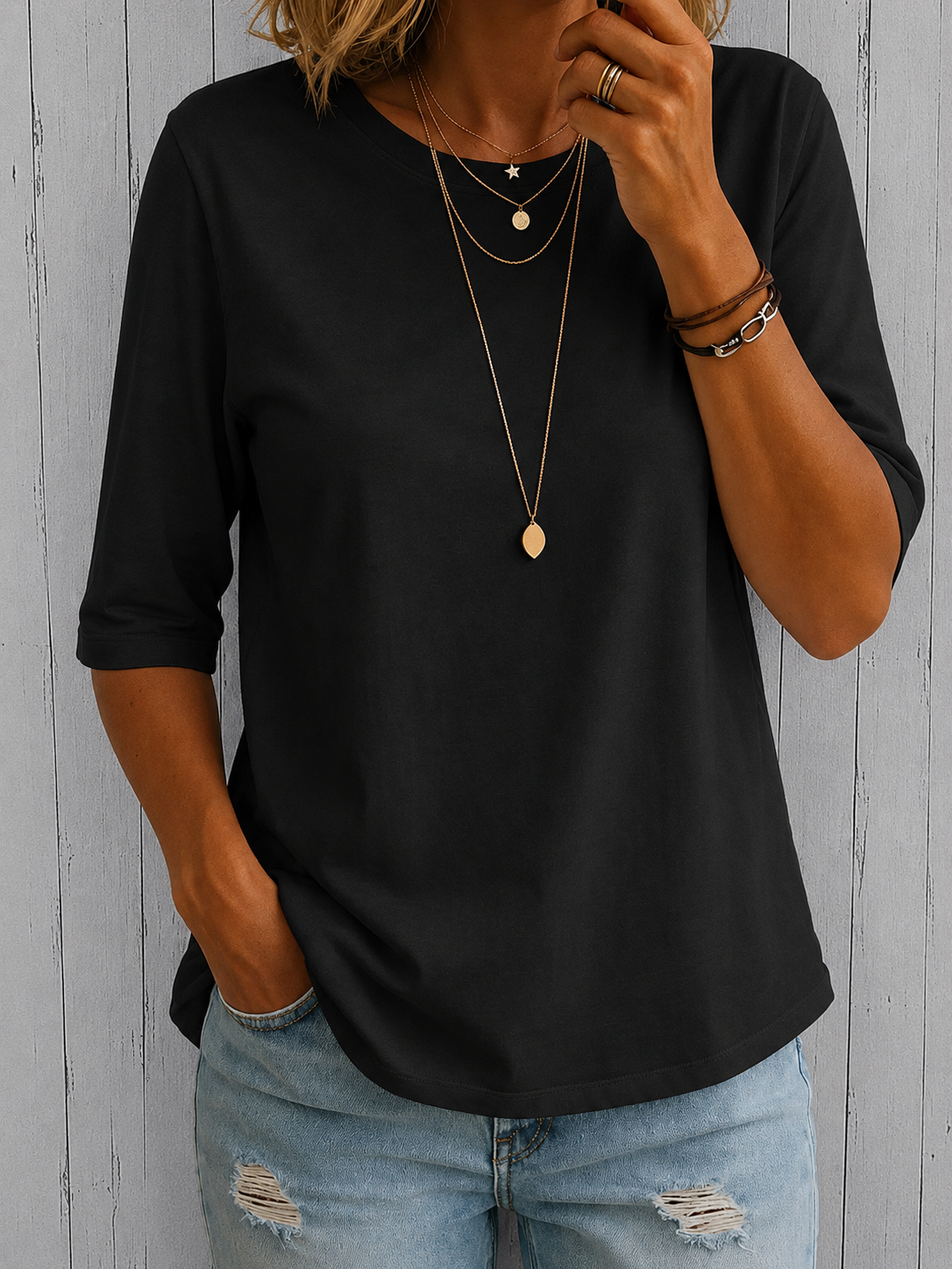 Darcy | Everyday Comfort Sleeve Tee