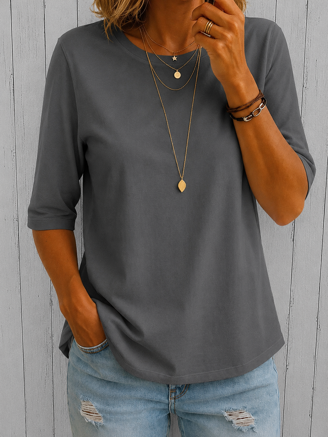 Darcy | Everyday Comfort Sleeve Tee