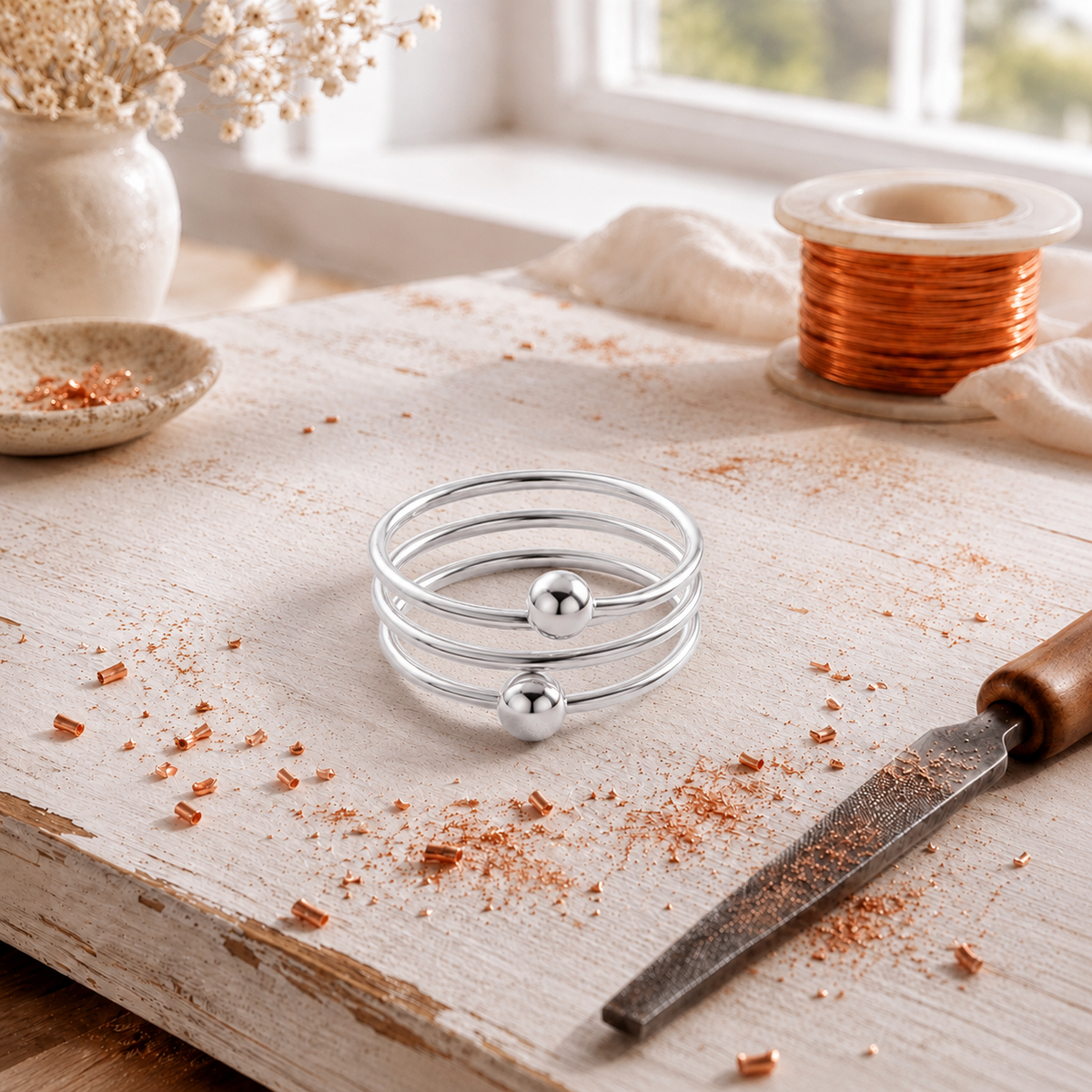 Viola | Roundloop Copper Ring