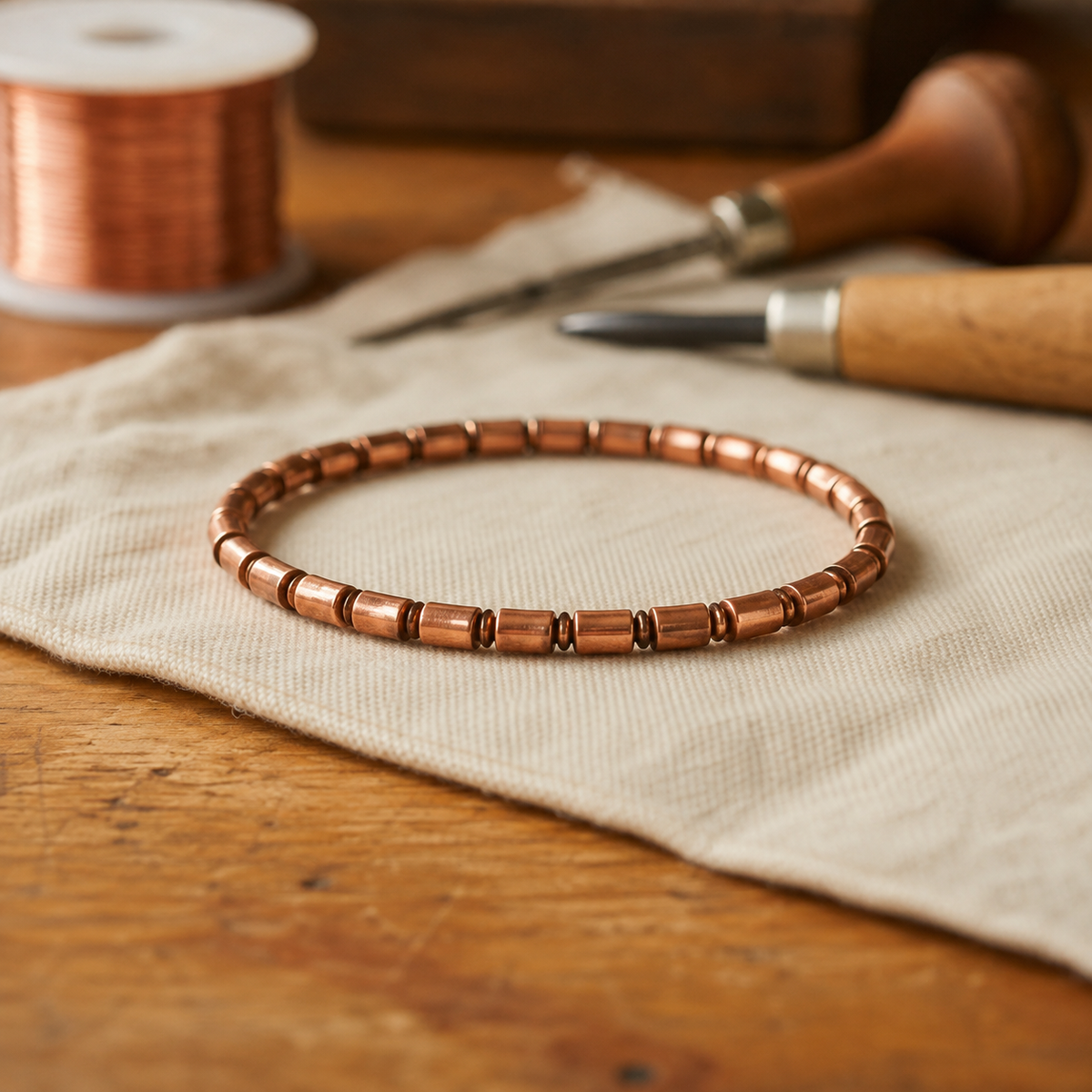 Cove | Copper Anklet