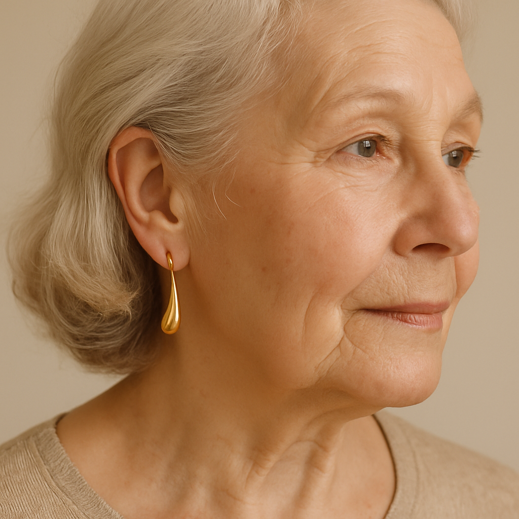 Ginevra | Vintage Gold Drop Earrings