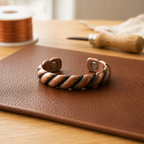 Freya | Twisted Copper Ring