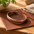 Patricia's Blossom Copper Bracelet