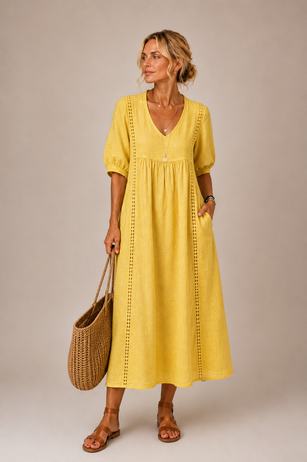 Gillian | Summer Midi Dress