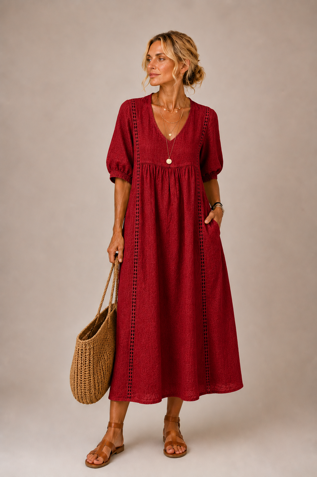 Gillian | Summer Midi Dress