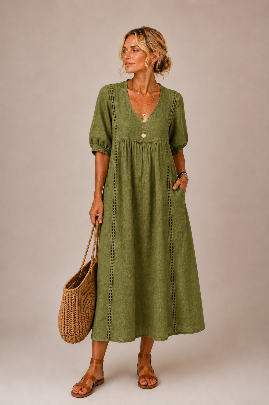 Gillian | Summer Midi Dress