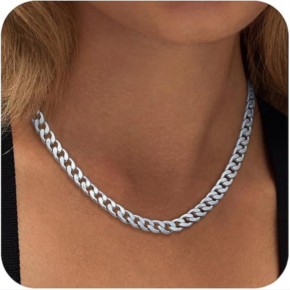 Enza | Cuban Gold Necklace