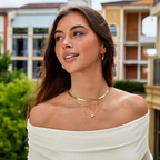 Kira | Drop Hoop Earrings