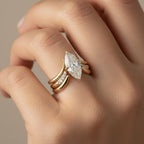 Estrid | Drop Crown Gold Ring