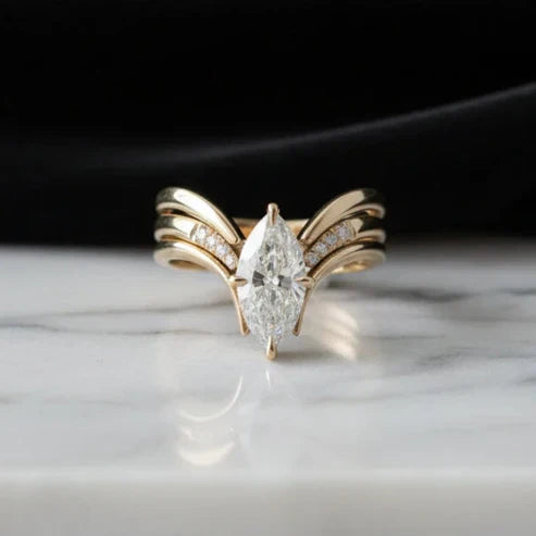 Reine | Crown Gold Ring