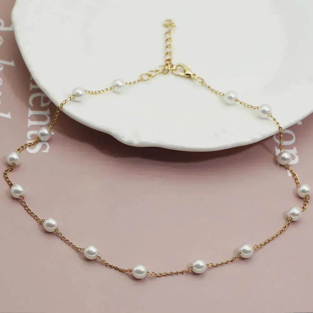 Margaux | Pearl Chain Necklace