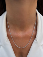 Mini Long Torchon Necklace