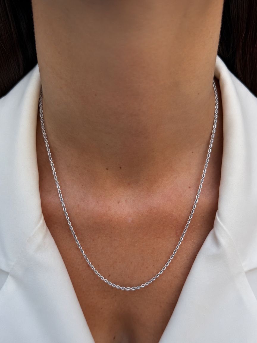Mini Long Torchon Necklace