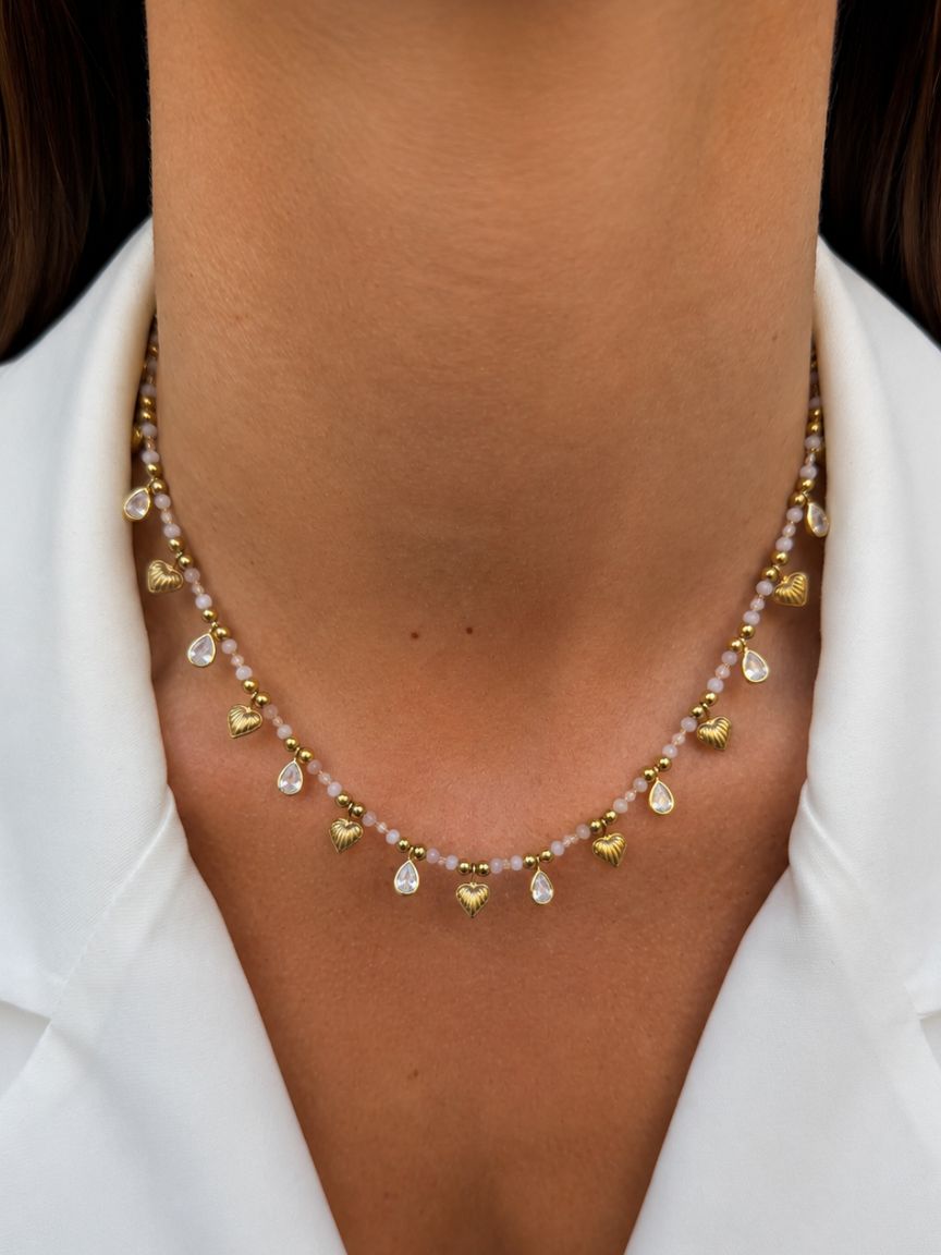 Ayla White Necklace
