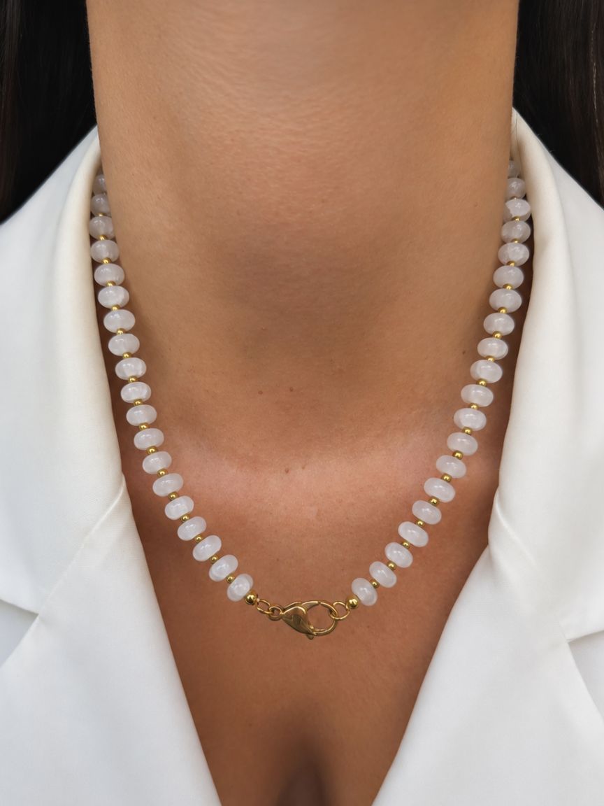 Bloom White Necklace