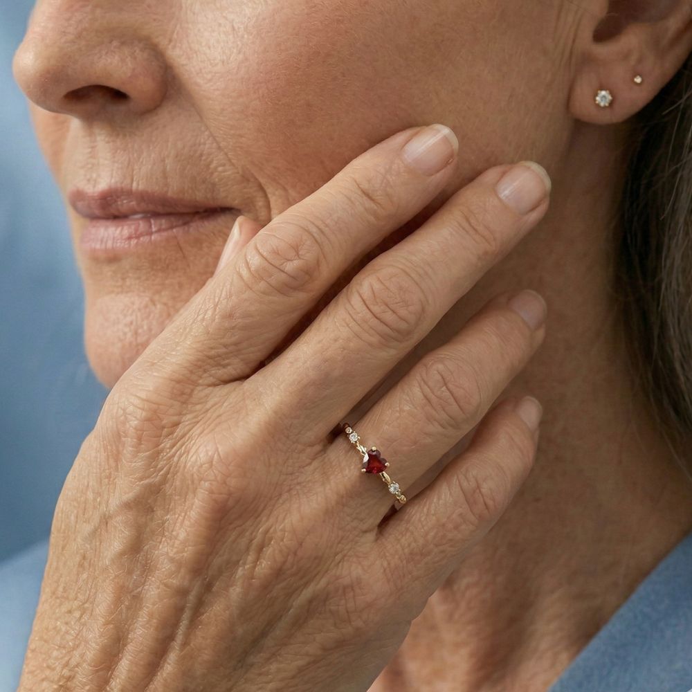 Coralyn | Ruby Stone Ring