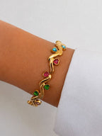 Multicolor Crete Rigid Bracelet