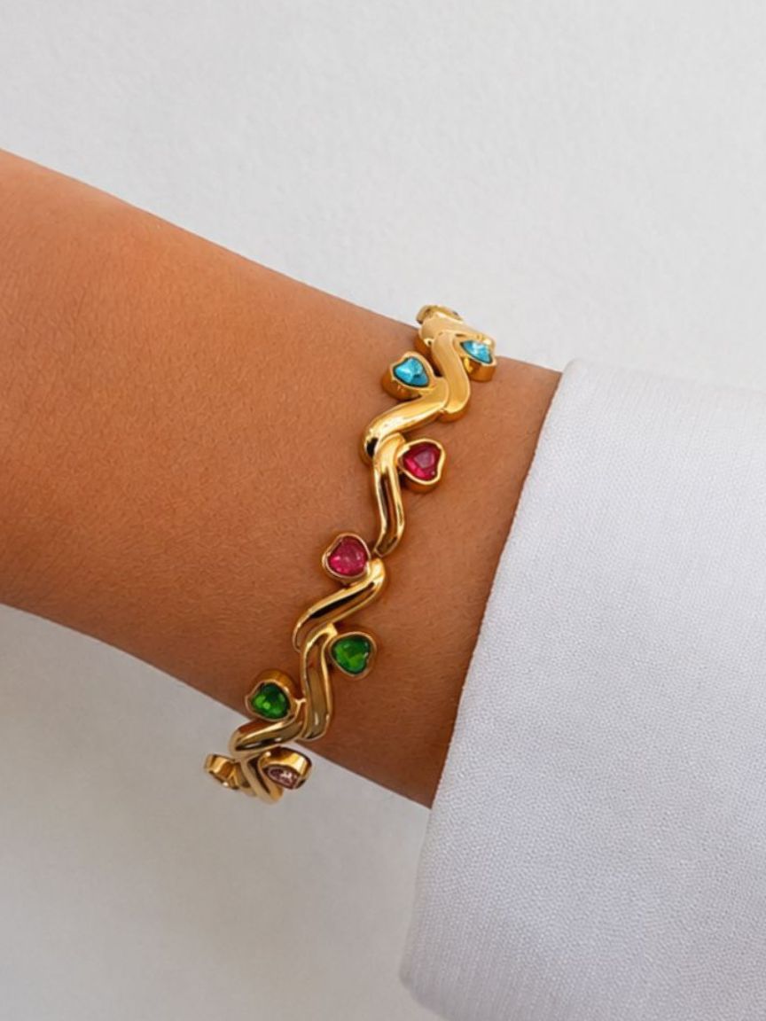 Multicolor Crete Rigid Bracelet