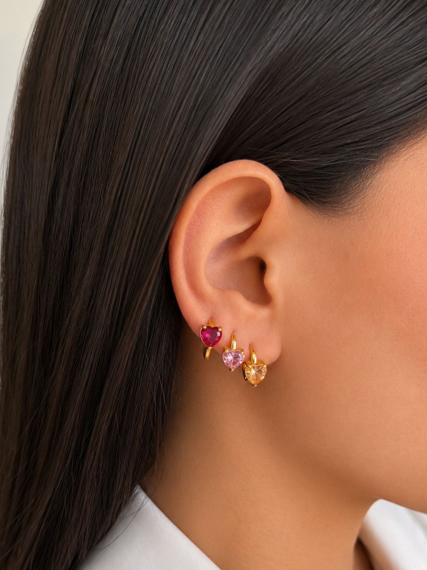 Naomi Pink Earring Set