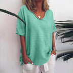Lucia | Graceful V-Neck Flow Blouse