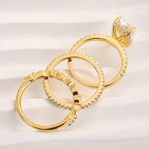Mia | 3-Piece Wedding Ring Set