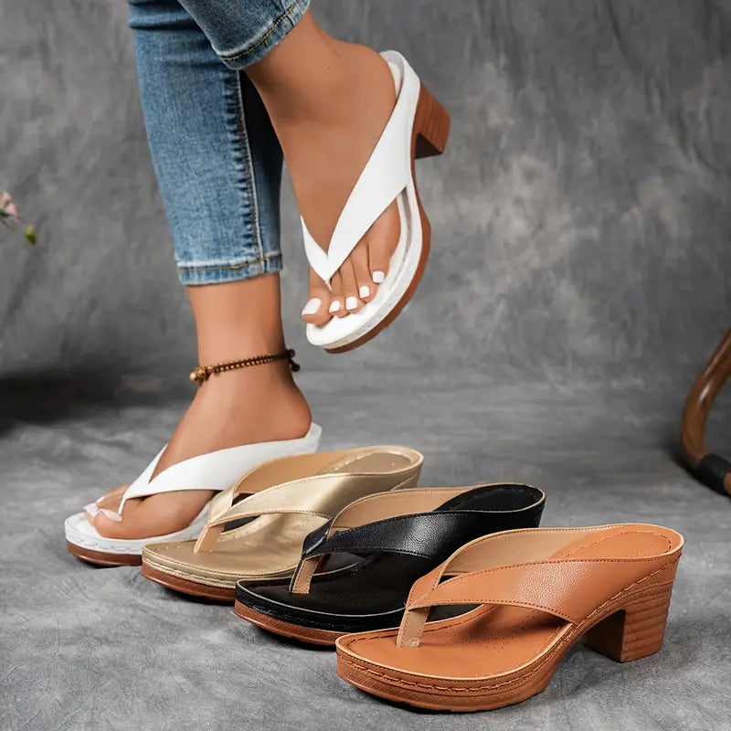 Fenella | Comfortable Premium Heeled Sandals