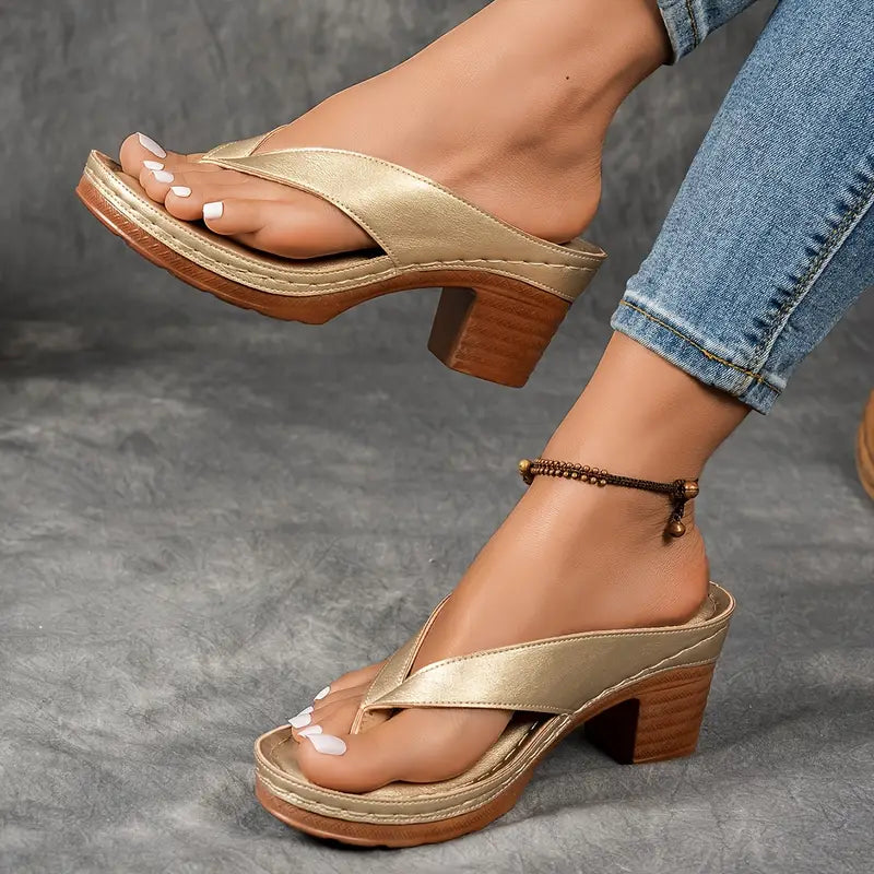 Fenella | Comfortable Premium Heeled Sandals