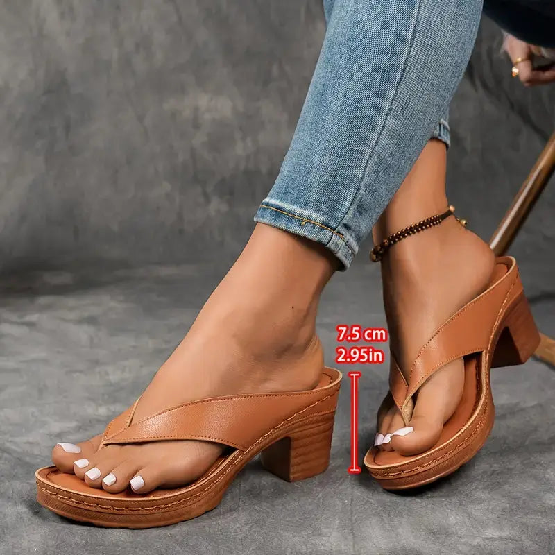 Fenella | Comfortable Premium Heeled Sandals
