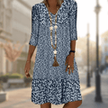 Xenia | Casual Printed Comfortable Dress