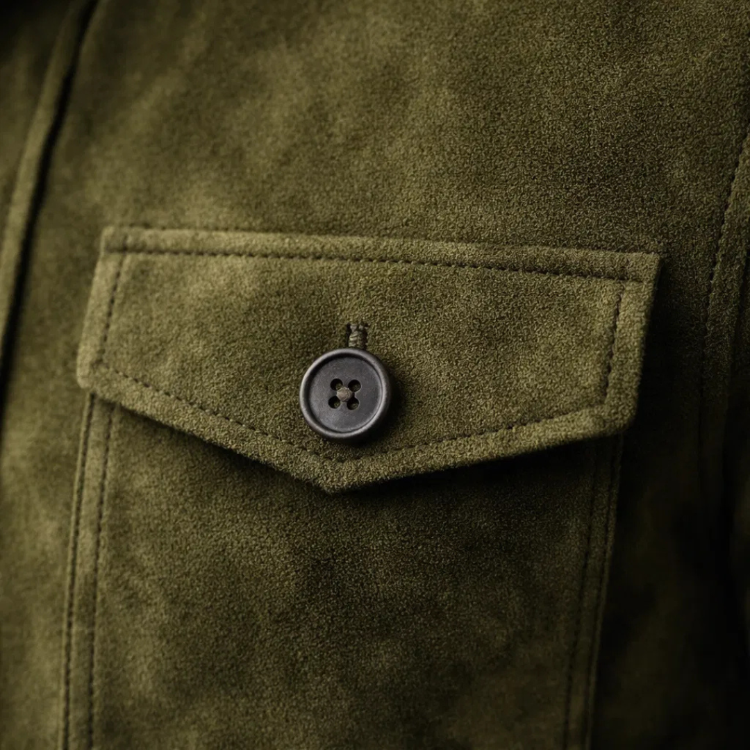 Freddie | Classic Pocket Suede Jacket
