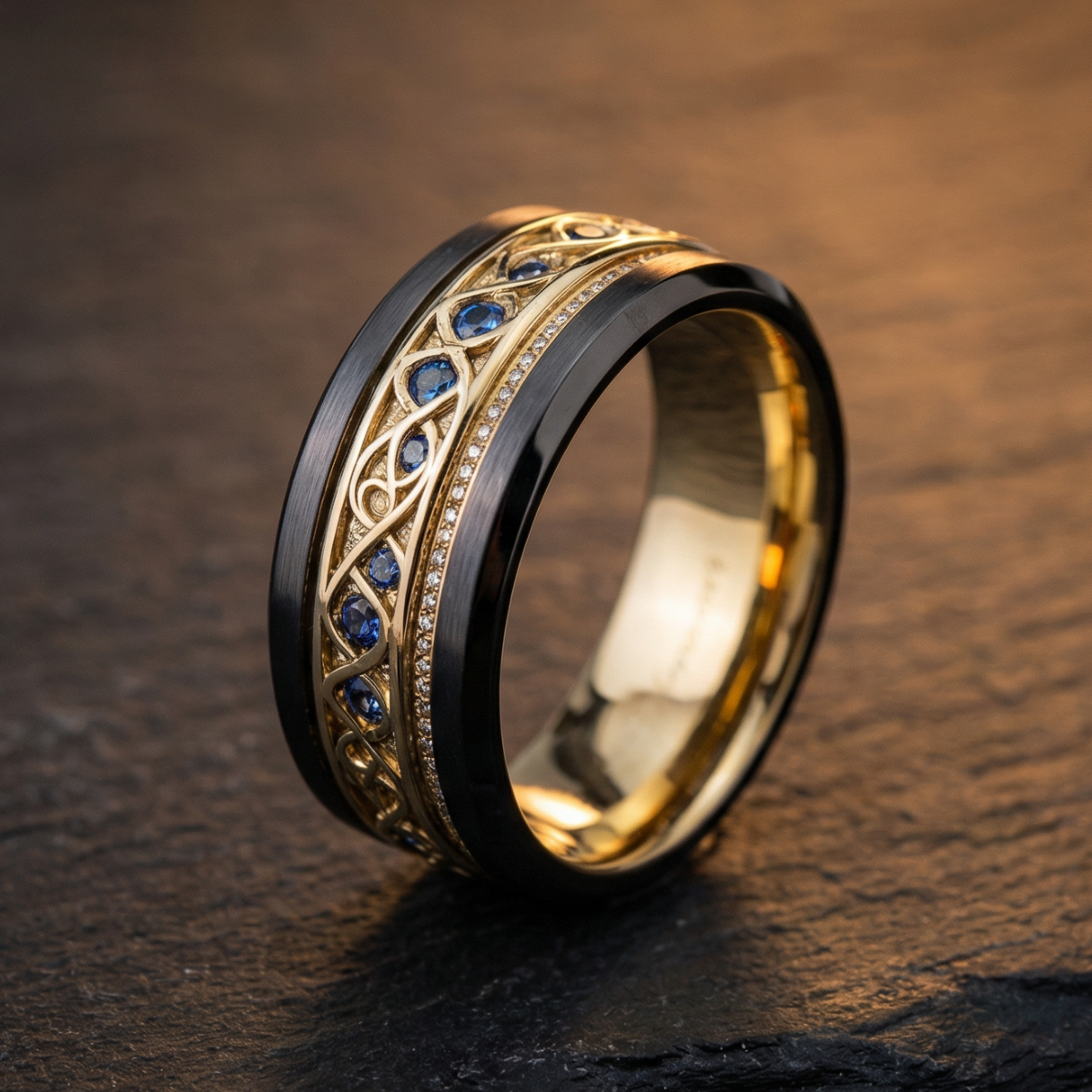 Maren | Golden Infinity Ring Vintage
