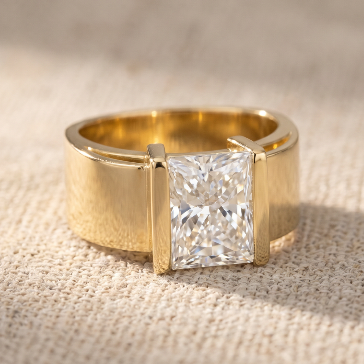 Elsa | Vintage Ring in Princess Cut