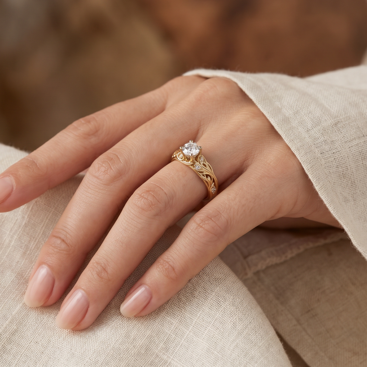 Elena | Exquisite Exotic Zirconia Ring